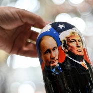 Une poupée russe vendue dans un petit magasin de Moscou en novembre 2020