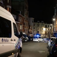 Image d’illustration d’une camionnette de police à Bruxelles.