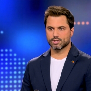 Georges-Louis Bouchez sur le plateau de « Face à Buxant »