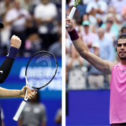 Jannik Sinner et Carlos Alcaraz.