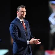 Executive director of Turning Point USA Charlie Kirk arrives to speak during the first day of the 2024 Republican National Convention at the Fiserv Forum in Milwaukee, Wisconsin, July 15, 2024. Donald Trump won formal nomination as the Republican presidential candidate and picked a right-wing loyalist for running mate, kicking off a triumphalist party convention in the wake of last weekend's failed assassination attempt.
ANGELA WEISS / AFP