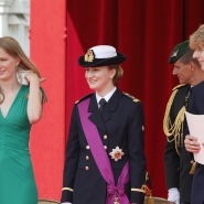 La princesse Elisabeth et son frère le prince Emmanuel