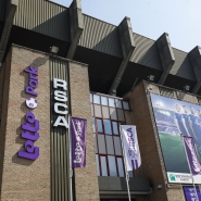 Illustration picture shows the RSCA Anderlecht soccer stadium 'Lotto Park' (previously the Constant Vanden Stock Stadium) in Anderlecht, Friday 24 April 2020. BELGA PHOTO THIERRY ROGE