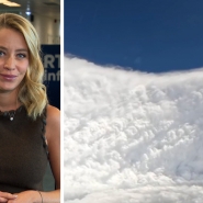 Emilie Dupuis, présentatrice météo.