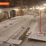 Bruxelles se pare d’un manteau blanc