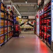 Les rayons d’un supermarché Carrefour