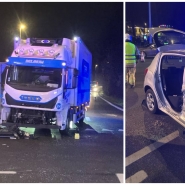 Les deux véhicules impliqués.