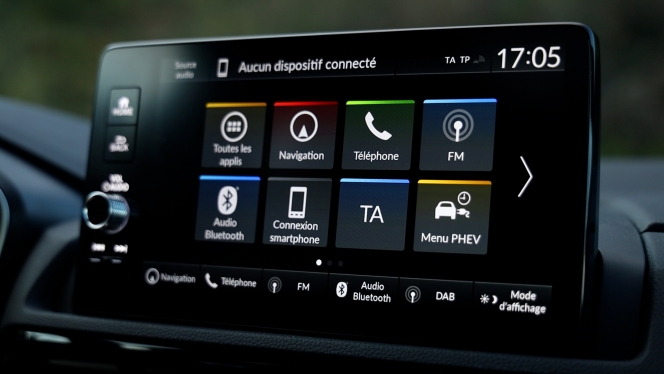 Honda CRV écran infodivertissement