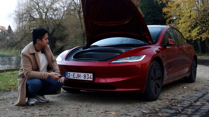 coffre avant Tesla
