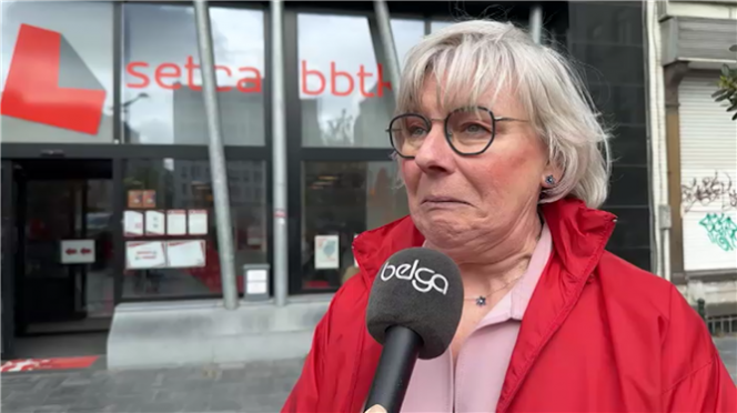 Interview de la secrétaire permanente SETCa Inge De Beule.