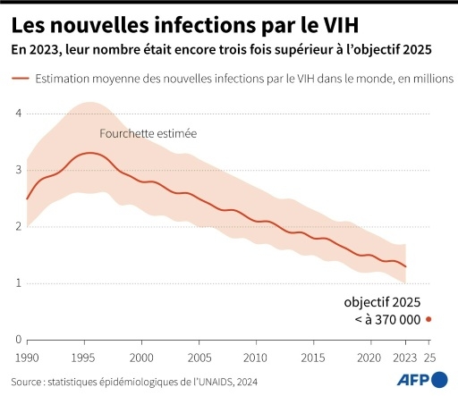 2024 année décisive pour que le sida cesse d'être une menace de santé publique