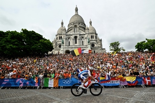 Avec le cyclisme, de Montmartre à Belleville, l'euphorie olympique façon Tour de France