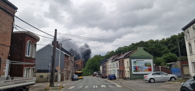 Incendie Solvay Couillet