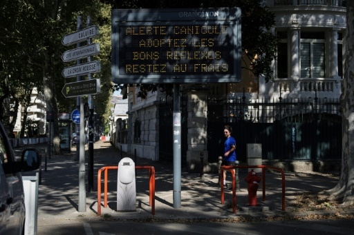 Un lundi brûlant en France