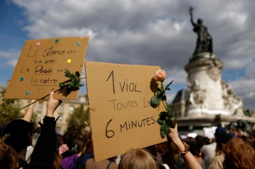 On est toutes Gisèle, manifestations de soutien aux victimes de viols dans toute la France