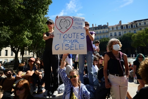 On est toutes Gisèle, manifestations de soutien aux victimes de viols dans toute la France