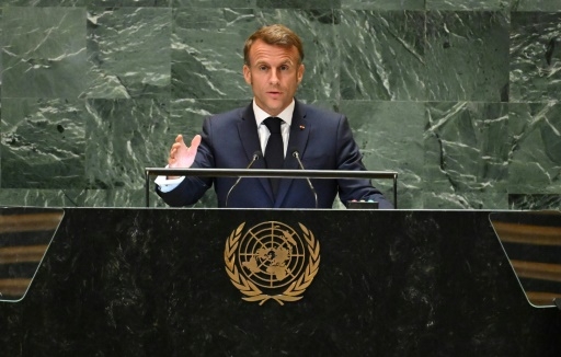 La guerre  d'Israël à Gaza n'a que trop duré, lance Macron à la tribune de l'ONU