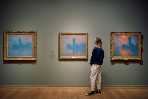 A Londres, le smog enchanteur sur la Tamise au coeur d'une exposition Monet