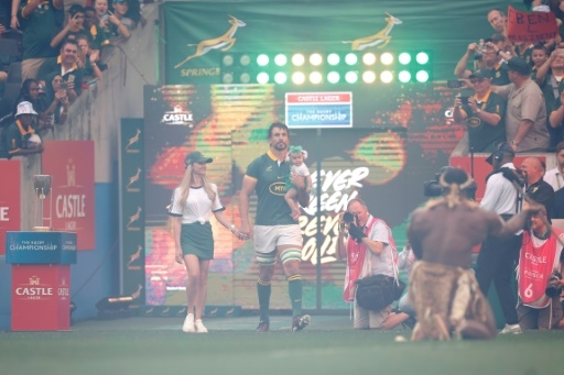 Rugby: Eben Etzebeth devient le Sud-Africain le plus capé de l'histoire