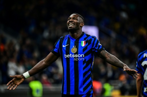 Italie: l'Inter enchaîne grâce à Thuram, déchaîné