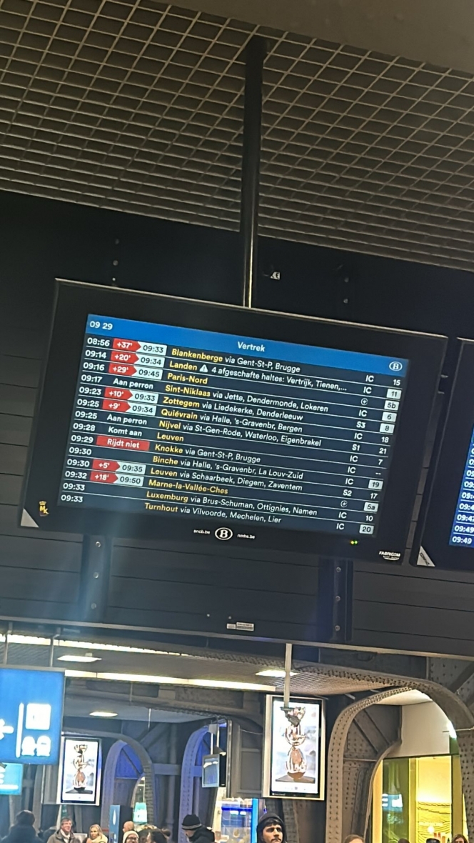 Retards SNCB