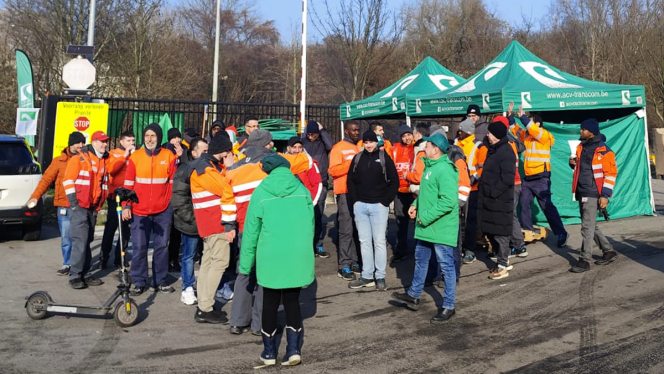 blocage bpost bruxelles