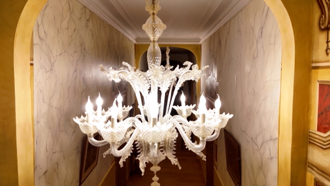 Des lustres de Murano très luxueux