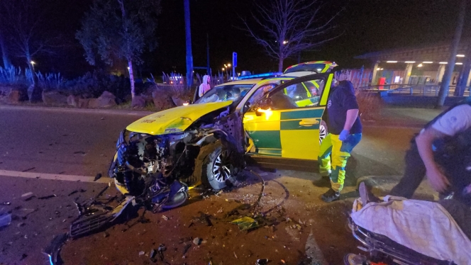 Le véhicule du SMUR