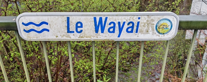 Le Wayai, à la sortie du barrage du lac de Warfaaz en aval