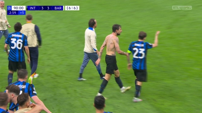 L'Italien a sauvé les siens in-extremis.