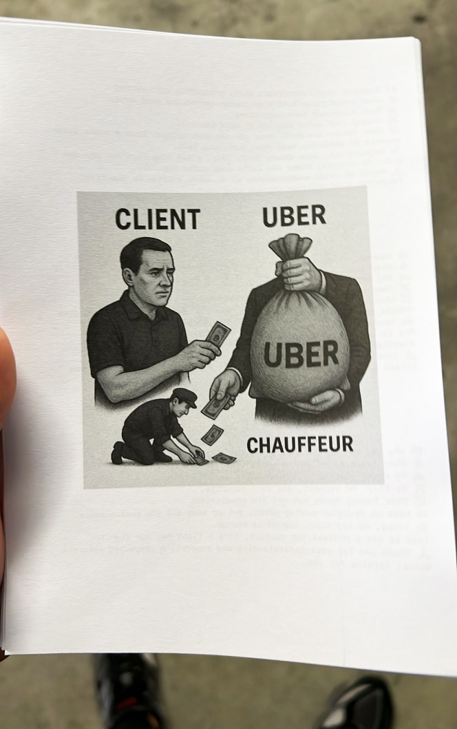 Prospectus chauffeurs Uber