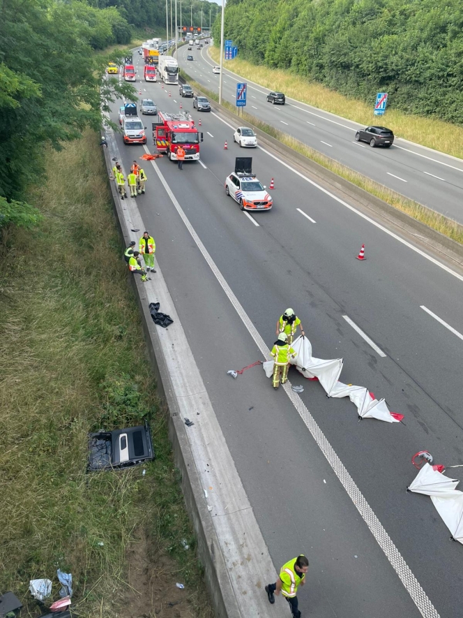Accident à Wezembeek-Oppem