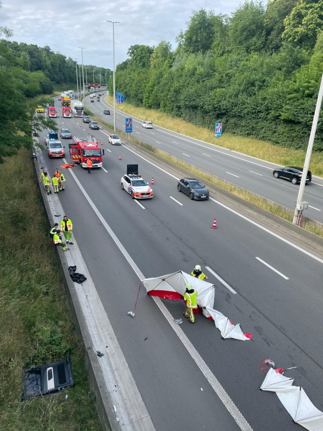 Accident à Wezembeek-Oppem