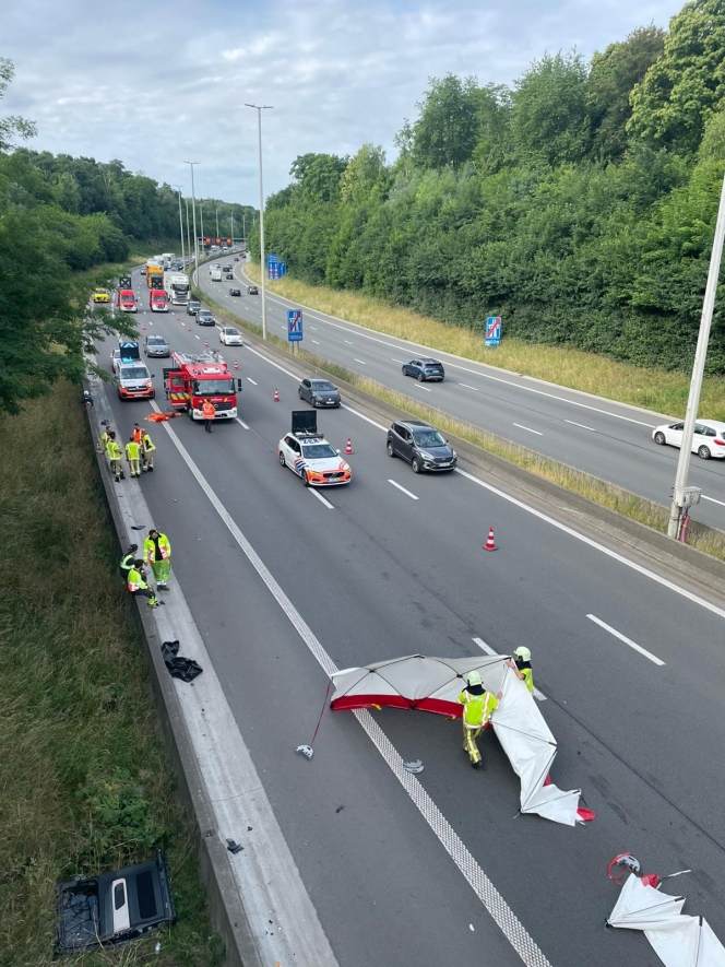 Accident à Wezembeek-Oppem