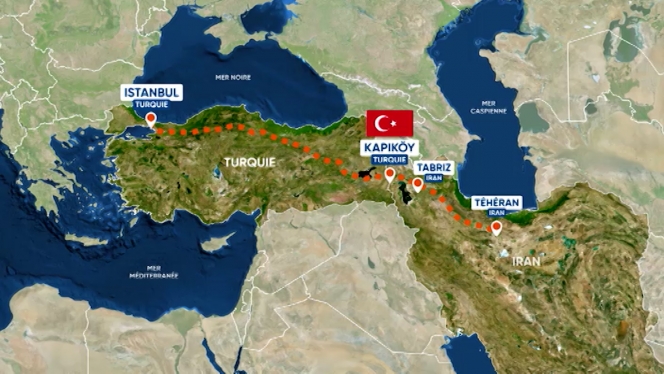 Ali a traversé l’Iran et la Turquie avant d’embarquer pour un vol à destination de la Belgique.