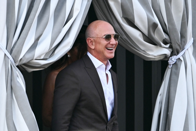 Lauren Sanchez et le fondateur d’Amazon, Jeff Bezos.