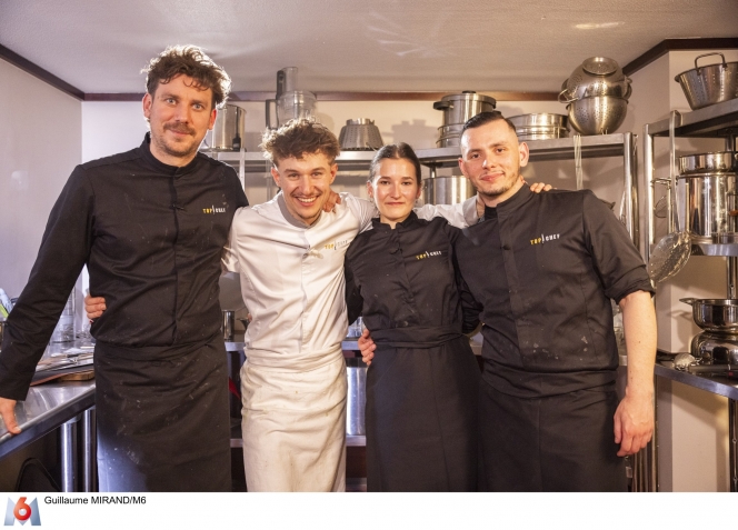 Quentin, Charles, Grégoire et Philippine