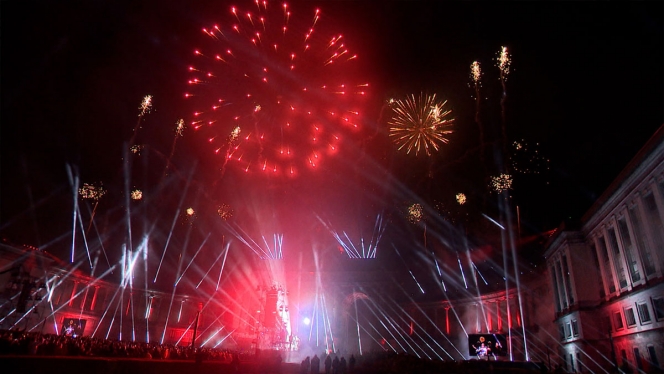 Feu d’artifice de la fête nationale