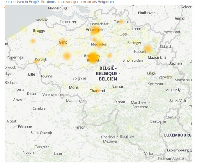 Des problèmes signalés un peu partout