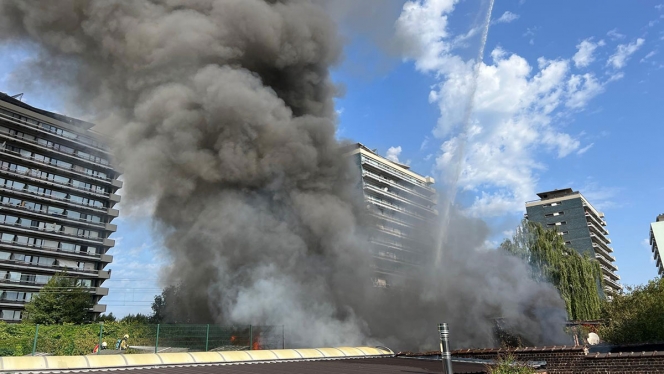 Incendie Koekelberg