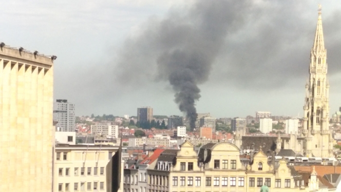 Incendie Koekelberg