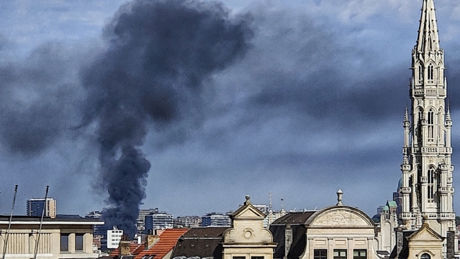 Incendie Koekelberg