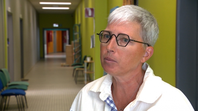 Christelle Goris, directrice de l’Athénée Royal de Dinant-Herbuchenne.