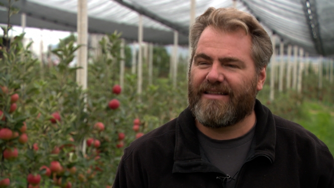 Xavier Laduron, fruiticulteur