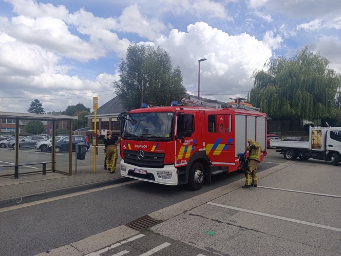 Les pompiers sont rapidement intervenus.