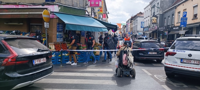 Tout le quartier est bouclé.