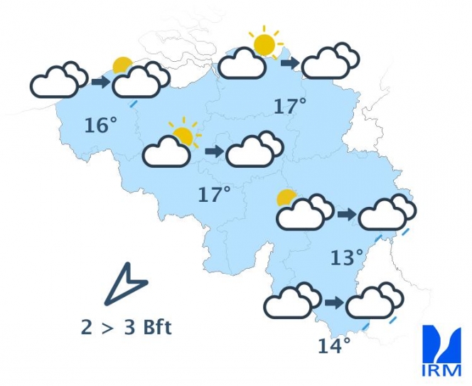 Les prévisions ce lundi