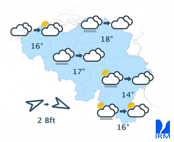 Les prévisions vendredi