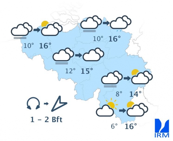 Les prévisions dimanche