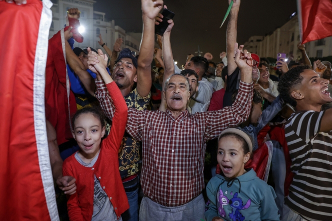 Les Marocains ont célébré cette victoire dans les rues de Rabat